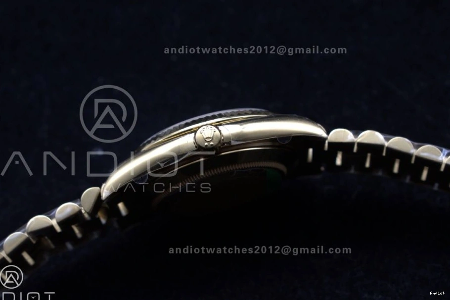 Dial Weight on Gold RG DayDate GSF A2836 40 President Roman Gain Bracelet 0128